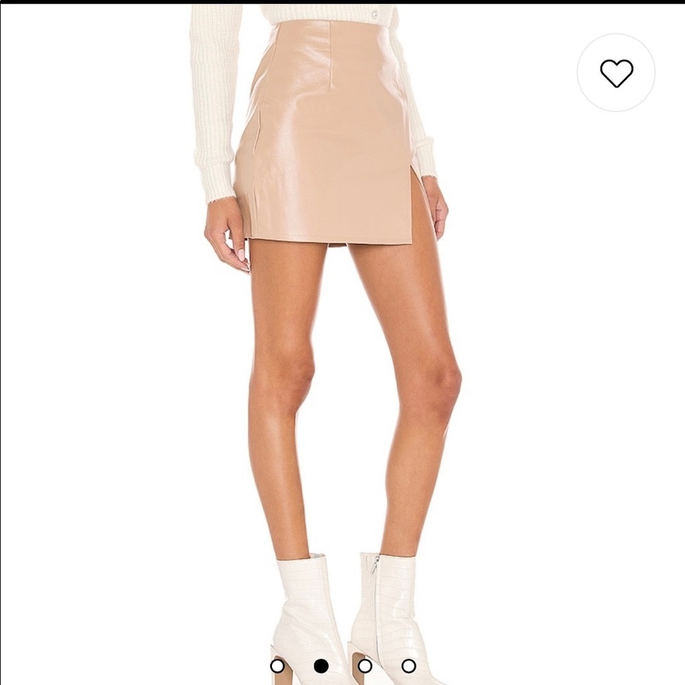 Superdown faux leather skirt from Revolve